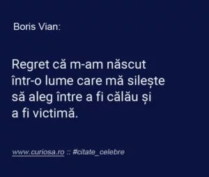citate celebre Boris Vian