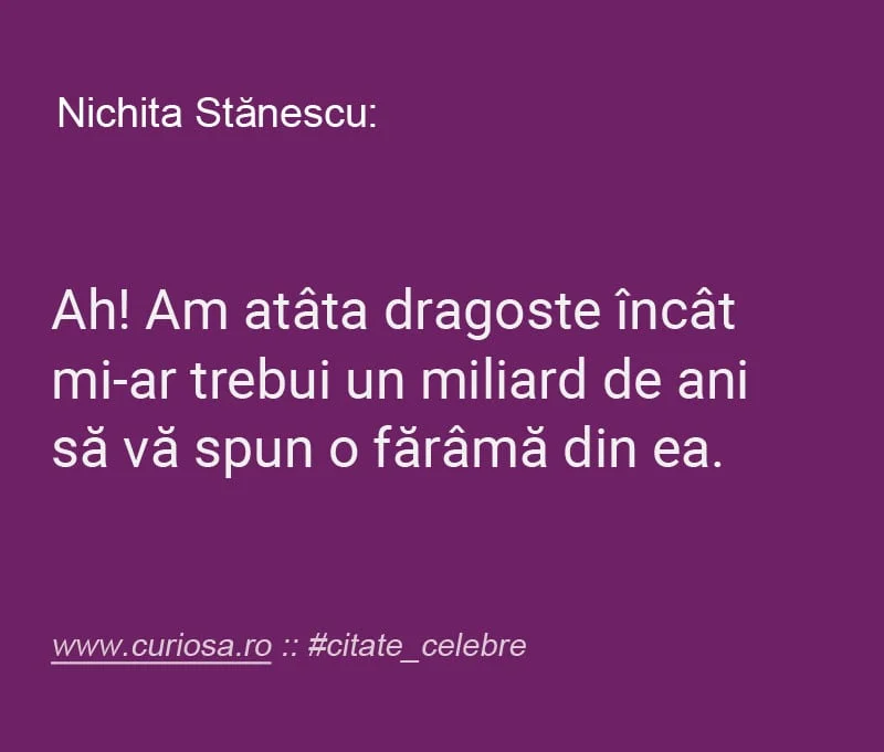 nichita stanescu citate dragoste 