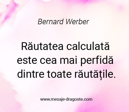 citate despre rautate calculata