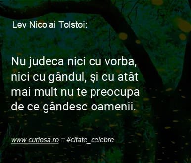 tolstoi citate nu judeca