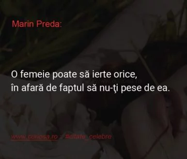 Marin Preda despre femei