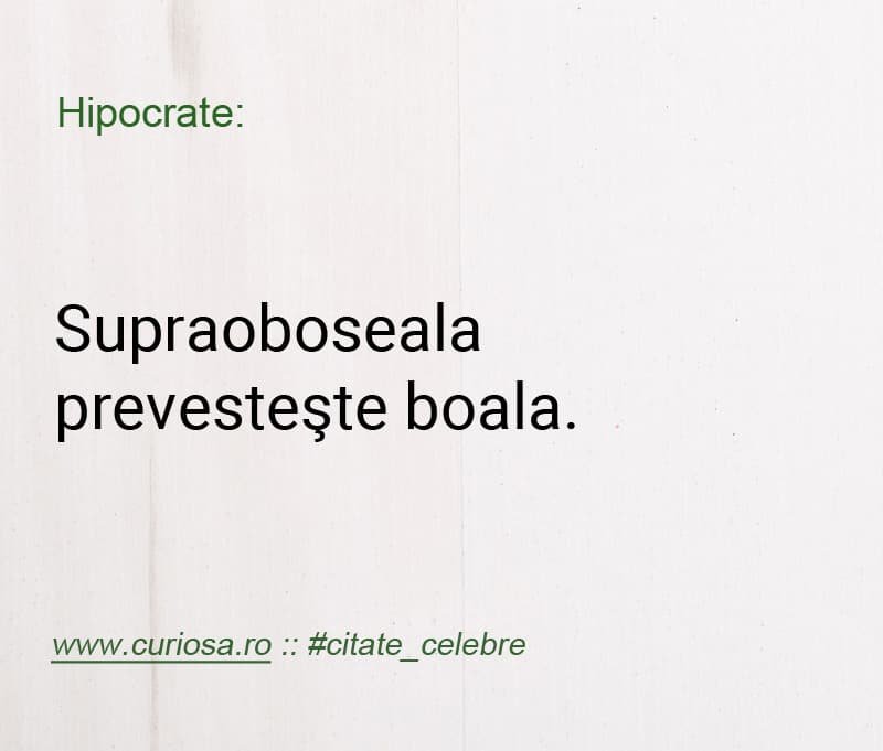 hipocrate citate sanatate boala