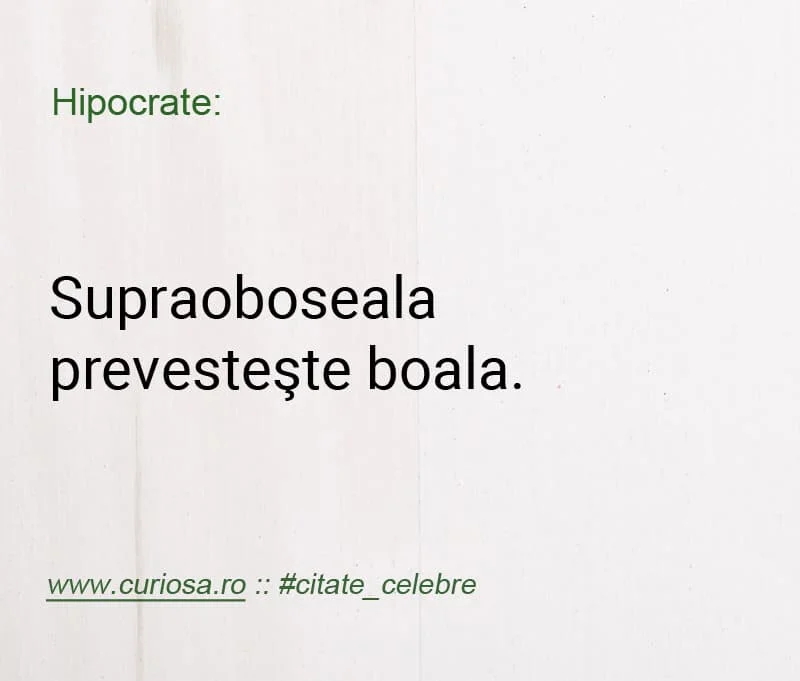hipocrate citate sanatate boala