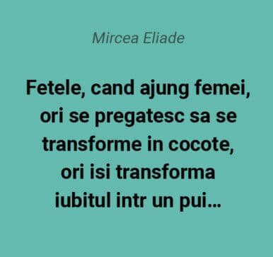mircea eliade despre femei