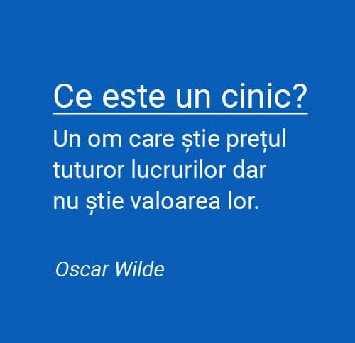 citate despre cinici si cinism