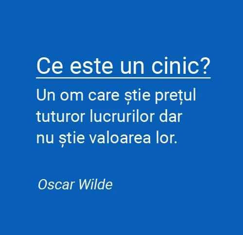 citate despre cinici si cinism