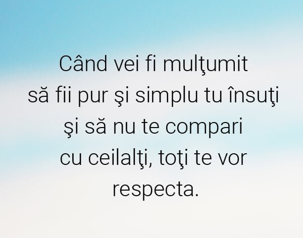 citate despre respectul de sine