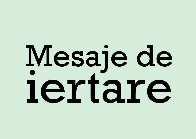 mesaje de iertare